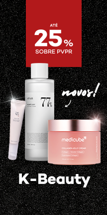 Produtos Coreanos com destaque de novidade e com destaque promocional de até 25% sobre preço de Venda ao Público Recomendado